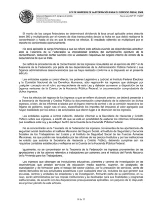 Ley Federal De Ingresos 2008