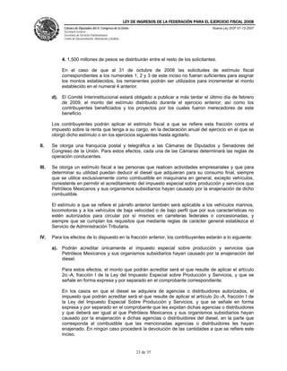 Ley Federal De Ingresos 2008