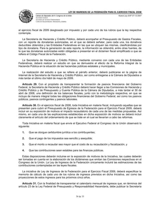 Ley Federal De Ingresos 2008