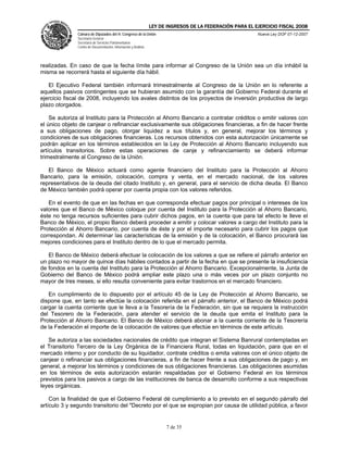 Ley Federal De Ingresos 2008