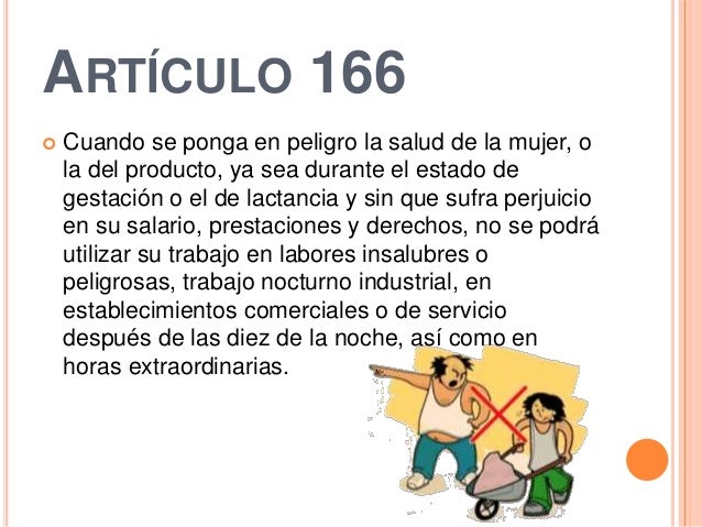 Trabajos de la mujer- ley federal del trabajo