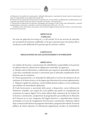 Anteproyecto de ley de radiodifusión