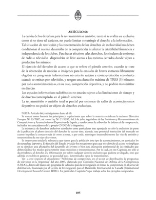 Anteproyecto de ley de radiodifusión