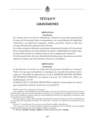 Anteproyecto de ley de radiodifusión