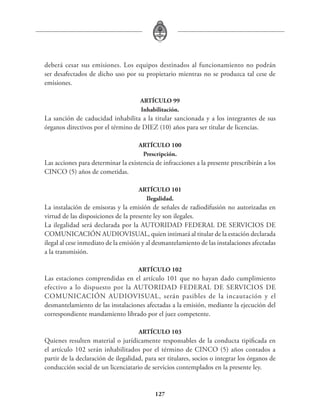 Anteproyecto de ley de radiodifusión