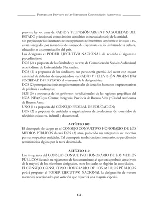 Anteproyecto de ley de radiodifusión