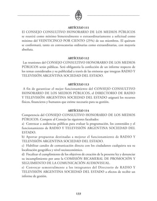 Anteproyecto de ley de radiodifusión