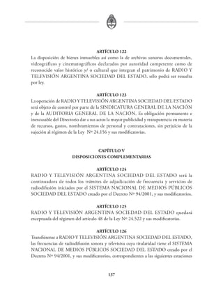 Anteproyecto de ley de radiodifusión