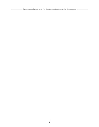 Anteproyecto de ley de radiodifusión