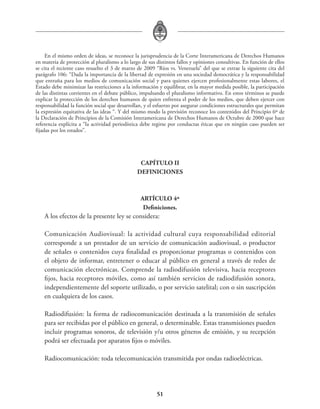 Anteproyecto de ley de radiodifusión