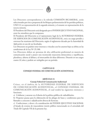 Anteproyecto de ley de radiodifusión