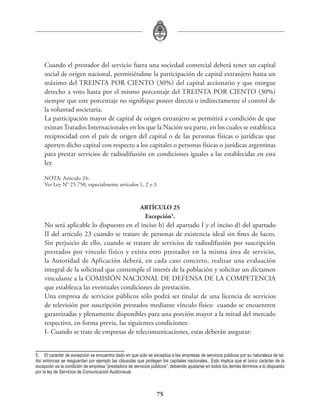 Anteproyecto de ley de radiodifusión