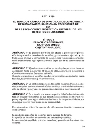 Ley13298 de la promoción y protección integral de los derechos de los ...