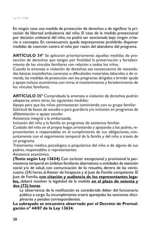 Ley13298 de la promoción y protección integral de los derechos de los ...