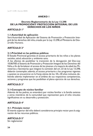 Ley13298 de la promoción y protección integral de los derechos de los ...