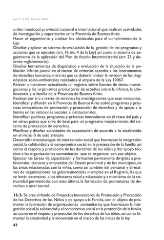 Ley13298 de la promoción y protección integral de los derechos de los ...