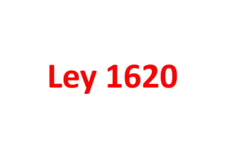 Ley 1620
 