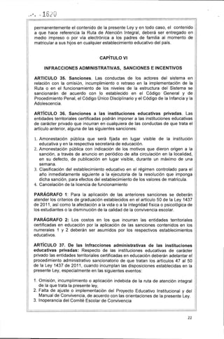Ley 1620 de Marzo 15 de 2013 - Sistema Nacional de Convivencia Escolar ...