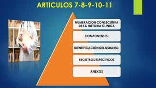 ARTICULOS 7-8-9-10-11 
 