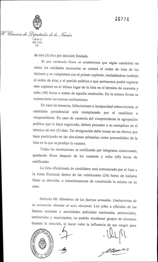 Ley 26.774 voto joven