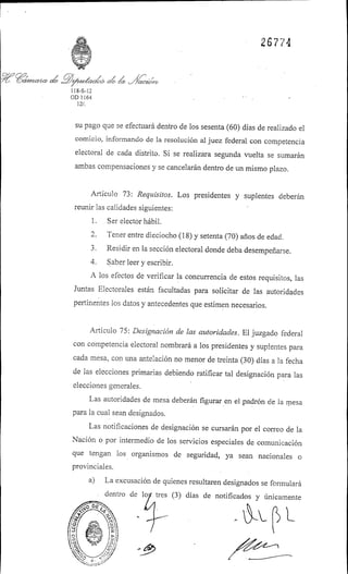 Ley 26.774 voto joven