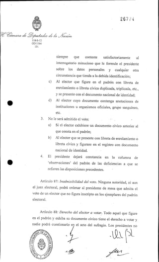 Ley 26.774 voto joven