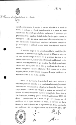 Ley 26.774 voto joven