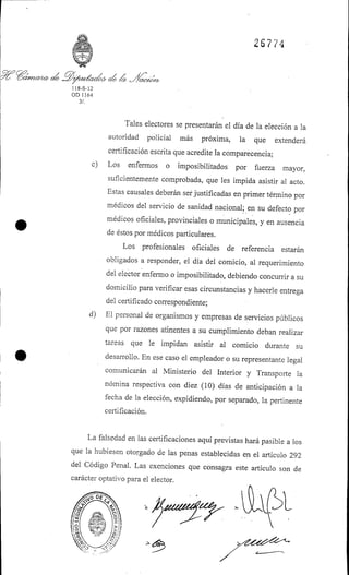 Ley 26.774 voto joven