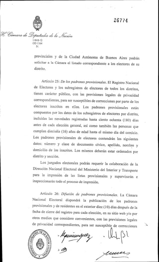 Ley 26.774 voto joven