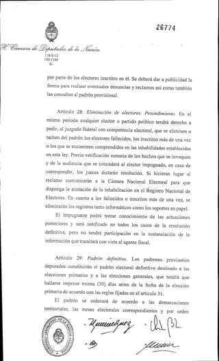 Ley 26.774 voto joven