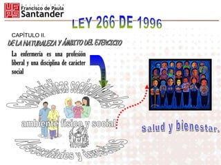 CAPÍTULO II.
La enfermería es una profesión
liberal y una disciplina de carácter
social
SUJETODEATENCION
 
