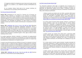 9. El reglamento señalará los impedimentos para el ejercicio del cargo, que sean      Ver Fallo Consejo de Estado 5586 de 1999
         aplicables a los curadores y a los integrantes del grupo interdisciplinario de
         apoyo.                                                                                "Las infracciones urbanísticas darán lugar a la aplicación de las sanciones que a
                                                                                               continuación se determinan, por parte de los alcaldes municipales y distritales y el
         10. Los curadores urbanos harán parte de los consejos consultivos de                  gobernador del departamento especial de San Andrés y Providencia, quienes las
         ordenamiento en los municipios y distritos donde existen.                             graduarán de acuerdo con la gravedad de la infracción y la reiteración o reincidencia en la
                                                                                               falta, si tales conductas se presentaren:
Ver el Decreto Nacional 1052 de 1998
                                                                                                       1. Multas sucesivas que oscilarán entre cien (100) y quinientos (500) salarios
Artículo 102º.- Interpretación de las normas. En el ejercicio de sus funciones, los                    mínimos legales mensuales, para quienes parcelen, urbanicen o construyan en
curadores urbanos verificarán la concordancia de los proyectos de parcelación,                         terrenos no urbanizables o parcelables, además de la orden policiva de
urbanización, construcción y demás sometidos al trámite de licencias con las normas                    demolición de la obra y la suspensión de servicios públicos domiciliarios, de
urbanísticas vigentes. En los casos de ausencias de normas exactamente aplicables a una                conformidad con lo señalado por la Ley 142 de 1994. Ver el Decreto Nacional
situación o de contradicciones en la normativa urbanística, la facultad de interpretación              1052 de 1998, Ver el Concepto del Consejo de Estado 1089 de 1998.
corresponderá a las autoridades de planeación, las cuales emitirán sus conceptos
mediante circulares que tendrán el carácter de doctrina para la interpretación de casos                En la misma sanción incurrirán quienes parcelen, urbanicen o construyan en
similares.                                                                                             terrenos afectados al plan vial, de infraestructura de servicios públicos
                                                                                                       domiciliarios o destinados a equipamientos públicos. Si la construcción,
Artículo 103º.- Modificado por el art. 1 de la Ley 810 de 2003. Infracciones                           urbanización o parcelación se desarrollan en terrenos de protección ambiental,
urbanísticas. Toda actuación de parcelación, urbanización, construcción, reforma o                     o localizados en zonas calificadas como de riesgo, tales como humedales, rondas
demolición que contravenga los planes de ordenamiento territorial o sus normas                         de cuerpos de agua o de riesgo geológico, la cuantía de las multas se
urbanísticas, dará lugar a la imposición de sanciones urbanísticas a los responsables,                 incrementará hasta en un ciento por ciento (100%) sobre las sumas aquí
incluyendo la demolición de las obras, según sea el caso, sin perjuicio de las eventuales              señaladas, sin perjuicio de las responsabilidades y sanciones legales a que haya
responsabilidades civiles y penales de los infractores. Para efectos de la aplicación de las           lugar. Ver el Decreto Nacional 1052 de 1998
sanciones estas infracciones se considerarán graves o leves, según se afecte el interés
tutelado por dichas normas.                                                                            2. Multas sucesivas que oscilarán entre setenta (70) y cuatrocientos (400)
                                                                                                       salarios mínimos legales mensuales, para quienes parcelen, urbanicen o
Se considera igualmente infracción urbanística, la localización de establecimientos                    construyan en terrenos aptos para estas actuaciones, sin licencia, además de la
comerciales, industriales. y de servicios en contravención a las normas de usos del suelo,             orden policiva de suspensión y sellamiento de la obra y la suspensión de
lo mismo que la ocupación temporal o permanente del espacio público con cualquier tipo                 servicios públicos domiciliarios, de conformidad con lo señalado por la Ley 142
de amoblamiento o instalaciones, sin la respectiva licencia.                                           de 1994.

En todos los casos de actuaciones que se efectúen sin licencia o sin ajustarse a la misma,             En la misma sanción incurrirán quienes demuelan inmuebles declarados de
el alcalde, de oficio o a petición de parte, dispondrá la medida policiva de suspensión                conservación arquitectónica o realicen intervenciones sobre los mismos sin la
inmediata de dichas actuaciones, de conformidad con el procedimiento a que se refiere                  licencia respectiva, o incumplan las obligaciones de adecuada conservación, sin
el artículo 108 de la presente Ley. En el caso del Distrito Capital esta función corresponde           perjuicio de la obligación de reconstrucción que más adelante se señala, así
a los alcaldes menores, de conformidad con lo dispuesto en el Estatuto Orgánico del                    como quienes usen o destinen inmuebles en contravención a las normas sobre
Distrito Capital. Ver el art. 84, Decreto Nacional 1052 de 1998 , Ver Concepto Secretaría              usos del suelo.
General 31 de 2002
                                                                                                       3. Multas sucesivas que oscilarán entre cincuenta (50) y trescientos (300)
 Artículo 104º.- Modificado por el art. 2 de la Ley 810 de 2003. Sanciones                             salarios mínimos legales mensuales, para quienes parcelen, urbanicen o
urbanísticas. El artículo 66 de la Ley 9 de 1989, quedará así:                                         construyan en terrenos aptos para estas actuaciones, en contravención a lo
                                                                                                       preceptuado en la licencia, o cuando ésta haya caducado, además de la orden
 