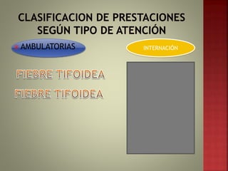  AMBULATORIAS INTERNACIÓN
 