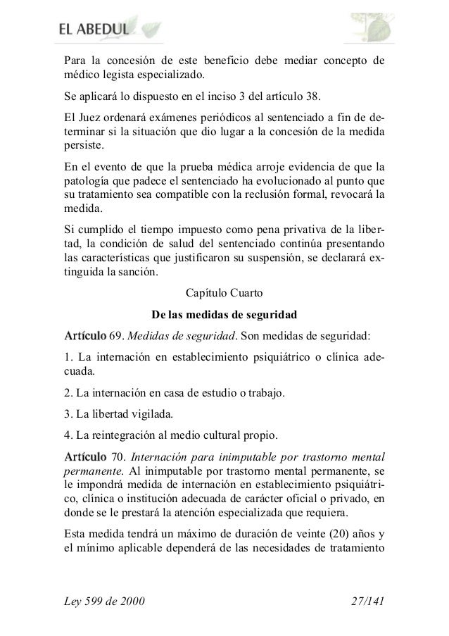 Ley 599 de 2000