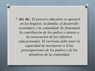 Ley 66 97 ley general de educación | PPT