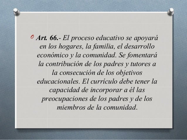 Ley 66 97 ley general de educación