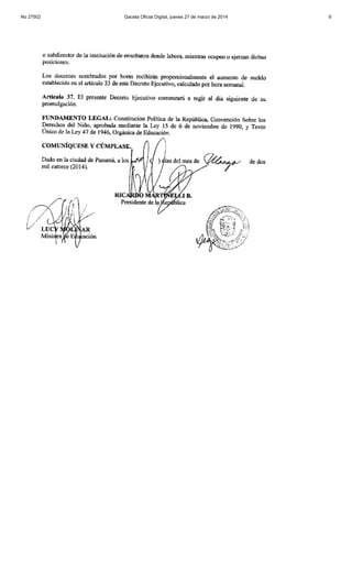 9No 27502 Gaceta Oficial Digital, jueves 27 de marzo de 2014