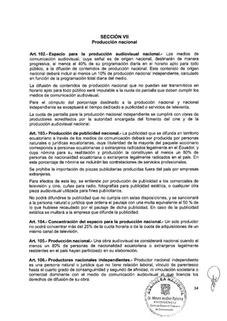 SECCIÓN VII
Producción nacional
i V
V
 