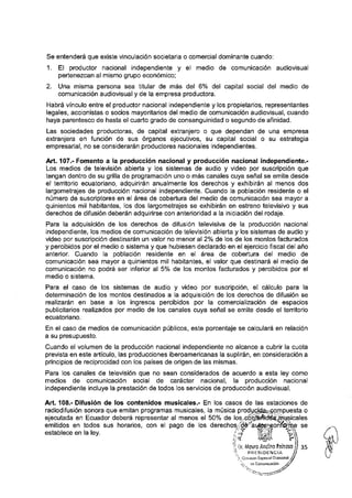 V. P R E S I D E N C I A
",V Ccrmston Especial Ocasional / /
^ Comunicación
 