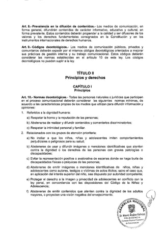 TÍTULO II
Principios y derechos
CAPÍTULO I
Principios
 