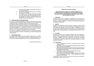 GtDV FDOHQGDULR OD FXDO
podrá consistir en un depósito en cuenta bancaria del OSCE. De no presentarse
HVWH UHTXLVLWR GH DGPLVLELOLGDG OD 0HVD GH 3DUWHV GHO 7ULEXQDO R ODV R¿FLQDV
125 0RGLILFDGR PHGLDQWH 'HFUHWR 6XSUHPR 1ƒ () SXEOLFDGR HO  GH DJRVWR GH 
 