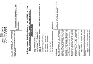 Ley de Agilizacion Procesal