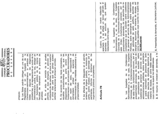 Ley de Agilizacion Procesal