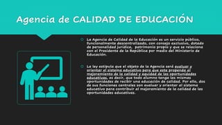 Ley de aseguramiento de la calidad Escolar | PDF