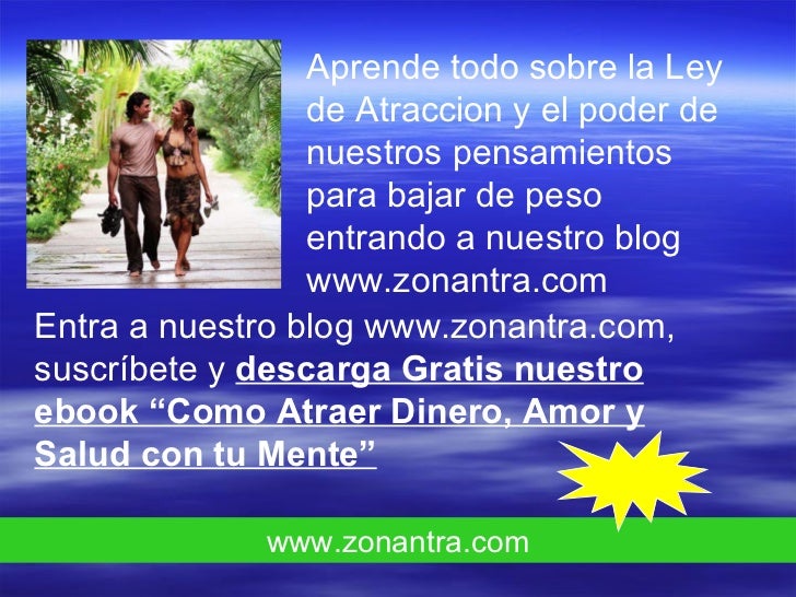 Ley de la atraccion bajar de peso