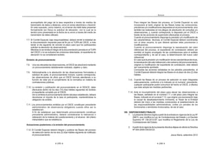GHO DUWtFXOR ƒ GH OD
Ley, serán publicadas a través del SEACE dentro de los diez (10) días hábiles
siguientes a su emisión o adopción, según corresponda.69
Concordancia: LCE: Artículo 21°.
Artículo 135°.- Procedimiento para las contrataciones exoneradas
La Entidad efectuará las contrataciones en forma directa mediante acciones
inmediatas,requiriéndoseinvitaraunsoloproveedor,cuyapropuestacumplacon
lascaracterísticasycondicionesestablecidasenlasBases,lascualessólodeben
FRQWHQHU OR LQGLFDGR HQ ORV OLWHUDOHV E 