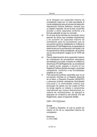 193
REGLAMENTO DE LA LEY DE
CONTRATACIONES DEL ESTADO
pedido de parte por el OSCE, de conformidad con la directiva que éste apruebe
SDUD WDOHV HIHFWRV /D GHFLVLyQ TXH WRPH HO 26( DO UHVSHFWR HV GH¿QLWLYD H
inimpugnable.113
Artículo 231°.- Laudo
(O ODXGR HV GH¿QLWLYR H LQDSHODEOH WLHQH HO YDORU GH FRVD MX]JDGD  VH
ejecuta como una sentencia. El laudo, así como sus integraciones, exclusiones,
LQWHUSUHWDFLRQHV  UHFWL¿FDFLRQHV GHEHUiQ VHU QRWL¿FDGRV D WUDYpV GHO 6($(
DGHPiV GH OD QRWL¿FDFLyQ SHUVRQDO D ODV SDUWHV FRQIRUPH D OR SUHYLVWR HQ HO
QXPHUDO  GHO DUWtFXOR ƒ GH OD /H
Esresponsabilidaddelárbitroúnicoodelpresidentedeltribunalarbitralregistrar
correctamente el laudo en el SEACE así como sus integraciones, exclusiones,
LQWHUSUHWDFLRQHV  UHFWL¿FDFLRQHV FRQIRUPH D OR GLVSXHVWR HQ HO DUWtFXOR ƒ
del Reglamento, así como la remisión que se requiera efectuar a la respectiva
VHFUHWDUtD DUELWUDO SDUD HIHFWRV GH VX QRWL¿FDFLyQ SHUVRQDO 'LFKD UHVSRQVDELOLGDG
también alcanza a la información que el árbitro único o el presidente del tribunal
arbitral deba ingresar en el SEACE a efectos de registrar el laudo respectivo.
Como requisito para interponer recurso de anulación contra el laudo, podrá
establecerse en el convenio arbitral que la parte impugnante deberá acreditar la
FRQVWLWXFLyQ GH FDUWD ¿DQ]D D IDYRU GH OD SDUWH YHQFHGRUD  SRU OD FDQWLGDG TXH
el laudo determine pagar a la parte vencida.
Cuandoseinterpongarecursodeanulacióncontraellaudo,laparteimpugnante
deberá cumplir con comunicar y acreditar ante el árbitro único o el tribunal arbitral
la interposición de este recurso dentro de los cinco (5) días hábiles siguientes de
vencido el plazo correspondiente; en caso contrario se entenderá que el laudo
ha quedado consentido en sede arbitral.
$VLPLVPR ODV VHQWHQFLDV TXH UHVXHOYDQ GH PDQHUD GH¿QLWLYD HO UHFXUVR
de anulación, deberán ser remitidas al OSCE por la parte interesada en el
SOD]R GH GLH]  