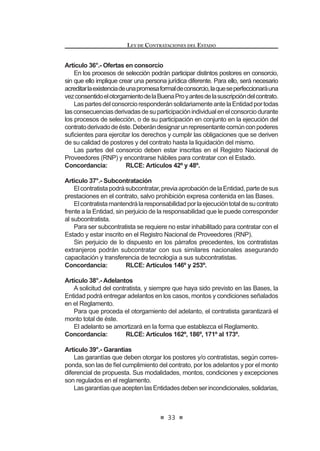 19
LEY DE CONTRATACIONES DEL ESTADO
Bajo responsabilidad, en el marco de la legislación vigente sobre la
PDWHULD HO 5HJLVWUR 1DFLRQDO GH ,GHQWL¿FDFLyQ  (VWDGR LYLO 5(1,( 