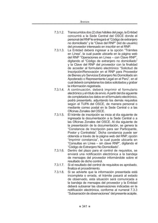 GHO DUWtFXOR ƒ
de la Ley, el plazo de prescripción se computa, en el primer caso, a partir de la
QRWL¿FDFLyQ GHO ODXGR DUELWUDO  HQ HO VHJXQGR FDVR D SDUWLU GH TXH HO 7LWXODU GH
la Entidad toma conocimiento del incumplimiento.
En el caso de la infracción prevista en el literal j) del numeral 51.1 del artículo
ƒ GH OD /H OD VDQFLyQ SUHVFULEH D ORV FLQFR  