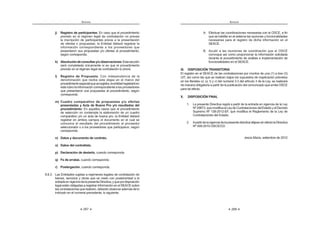 159
REGLAMENTO DE LA LEY DE
CONTRATACIONES DEL ESTADO
trimestralmente por el monto pendiente de amortizar, hasta la amortización total
deladelantootorgado.Lapresentacióndeestagarantíanopuedeserexceptuada
en ningún caso.
Cuando el plazo de ejecución contractual sea menor a tres (3) meses, las
garantías podrán ser emitidas con una vigencia menor, siempre que cubra la
fecha prevista para la amortización total del adelanto otorgado.
Tratándose de los adelantos de materiales, la garantía se mantendrá vigente
hasta la utilización de los materiales o insumos a satisfacción de la Entidad,
pudiendoreducirsedemaneraproporcionaldeacuerdoconeldesarrollorespectivo.
Concordancia: LCE: Artículos 38º y 39º.
Artículo 163°.- Garantías a cargo de la Entidad
Enloscontratosdearrendamientodebienesmuebleseinmuebles,lagarantía
seráentregadaporlaEntidadalarrendadorenlostérminosprevistosenelcontrato.
Dicha garantía cubrirá las obligaciones derivadas del contrato, con excepción de
la indemnización por lucro cesante y daño emergente.
Artículo 164°.- Ejecución de garantías
Las garantías se ejecutarán a simple requerimiento de la Entidad en los
siguientes supuestos:
1. Cuando el contratista no la hubiere renovado antes de la fecha de su
vencimiento. Contra esta ejecución, el contratista no tiene derecho a
interponer reclamo alguno.
Una vez culminado el contrato, y siempre que no existan deudas a cargo
del contratista, el monto ejecutado le será devuelto a éste sin dar lugar
al pago de intereses. Tratándose de las garantías por adelantos, no
corresponde devolución alguna por entenderse amortizado el adelanto
otorgado.
 /D JDUDQWtD GH ¿HO FXPSOLPLHQWR  OD JDUDQWtD DGLFLRQDO SRU HO PRQWR
diferencial de propuesta se ejecutarán, en su totalidad, sólo cuando la
resoluciónporlacuallaEntidadresuelveelcontratoporcausaimputable
al contratista, haya quedado consentida o cuando por laudo arbitral
consentido y ejecutoriado se declare procedente la decisión de resolver
el contrato. El monto de las garantías corresponderá íntegramente a la
(QWLGDGLQGHSHQGLHQWHPHQWHGHODFXDQWL¿FDFLyQGHOGDxRHIHFWLYDPHQWH
irrogado.
 ,JXDOPHQWHODJDUDQWtDGH¿HOFXPSOLPLHQWRGHVHUQHFHVDULRODJDUDQWtD
porelmontodiferencialdepropuesta,seejecutaráncuandotranscurridos
tres (3) días de haber sido requerido por la Entidad, el contratista no
hubiera cumplido con pagar el saldo a su cargo establecido en el acta
de conformidad de la recepción de la prestación a cargo del contratista,
HQ HO FDVR GH ELHQHV  VHUYLFLRV R HQ OD OLTXLGDFLyQ ¿QDO GHO FRQWUDWR
debidamenteconsentidaoejecutoriada,enelcasodeejecucióndeobras.
Esta ejecución será solicitada por un monto equivalente al citado saldo
a cargo del contratista.
REGLAMENTO DE LA LEY DE
CONTRATACIONES DEL ESTADO
160
CAPÍTULO III
INCUMPLIMIENTO DEL CONTRATO
Artículo 165°.- Penalidad por mora en la ejecución de la prestación
(Q FDVR GH UHWUDVR LQMXVWL¿FDGR HQ OD HMHFXFLyQ GH ODV SUHVWDFLRQHV REMHWR GHO
contrato,laEntidadleaplicaráalcontratistaunapenalidadporcadadíadeatraso,
hasta por un monto máximo equivalente al diez por ciento (10%) del monto del
contrato vigente o, de ser el caso, del ítem que debió ejecutarse. Esta penalidad
VHUi GHGXFLGD GH ORV SDJRV D FXHQWD GHO SDJR ¿QDO R HQ OD OLTXLGDFLyQ ¿QDO R VL
fuese necesario se cobrará del monto resultante de la ejecución de las garantías
GH ¿HO FXPSOLPLHQWR R SRU HO PRQWR GLIHUHQFLDO GH SURSXHVWD
En todos los casos, la penalidad se aplicará automáticamente y se calculará
de acuerdo con la siguiente fórmula:
Penalidad diaria = 0.10 x Monto
F x Plazo en días
Donde F tendrá los siguientes valores:
a) Para plazos menores o iguales a sesenta (60) días, para bienes, servi-
cios y ejecución de obras: F = 0.40.
b) Para plazos mayores a sesenta (60) días:
b.1) Para bienes y servicios: F = 0.25.
b.2) Para obras: F = 0.15.
7DQWRHOPRQWRFRPRHOSOD]RVHUH¿HUHQVHJ~QFRUUHVSRQGDDOFRQWUDWRRtWHP
quedebióejecutarseo,encasoqueestosinvolucraranobligacionesdeejecución
periódica, a la prestación parcial que fuera materia de retraso.
Cuando se llegue a cubrir el monto máximo de la penalidad, la Entidad podrá
resolver el contrato por incumplimiento.
Para efectos del cálculo de la penalidad diaria se considerará el monto del
contrato vigente.
Concordancia: LCE: Artículo 48º.
Artículo 166°.- Otras penalidades
En las Bases se podrán establecer penalidades distintas a la mencionada en
elartículoprecedente,siempreycuandoseanobjetivas,razonablesycongruentes
con el objeto de la convocatoria, hasta por un monto máximo equivalente al diez
por ciento (10%) del monto del contrato vigente o, de ser el caso, del ítem que
debió ejecutarse. Estas penalidades se calcularán de forma independiente a la
penalidad por mora.
Concordancia: LCE: Artículo 48º.
 